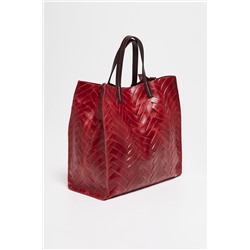 Bolso de piel Rosy Rojo