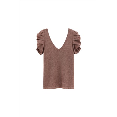 Camiseta Marrón jaspeado