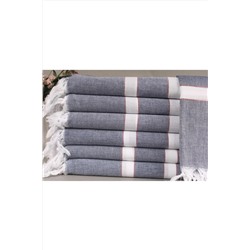 Kayra Export, Peştemal Lacivert-kırmızı Plaj Peştemali Banyo Peştemali 90x150 Cm Pamuk Peştemal Dekor Peştemal