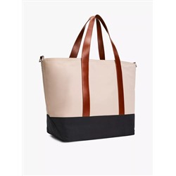 Colorblock Tote Bag