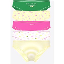 PINK 5-Pack Cotton Cheeky Panties