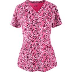 Barco One Scrubs Synergy Print Top