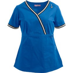 koi Scrubs Juliana Mock Wrap Top