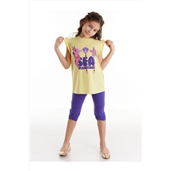 Denokids Deniz Dostları Kız Tayt Takım CFF-21Y1-047