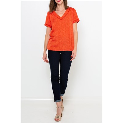 Camiseta Rojo jaspeado