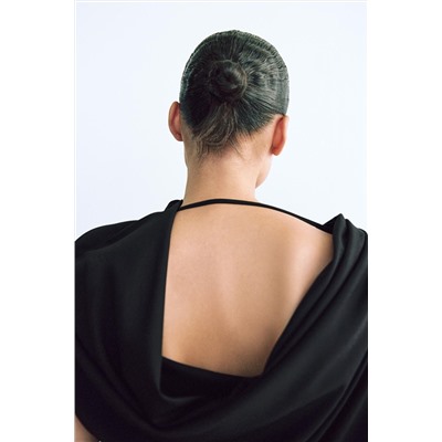 DRAPED SHORT DRESS