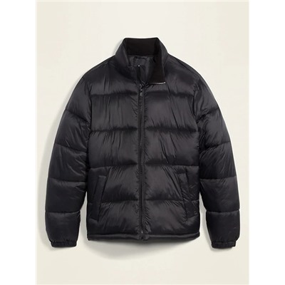 Frost-Free Zip-Front Puffer Jacket for Men