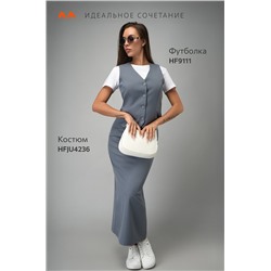 Женский костюм с жилетом и юбкой Happyfox