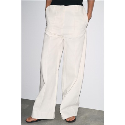 ZW COLLECTION HIGH-WAIST WIDE-LEG JEANS