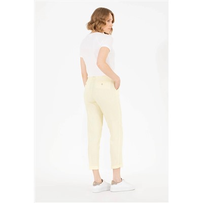Kadın Neon Sarı Pantolon