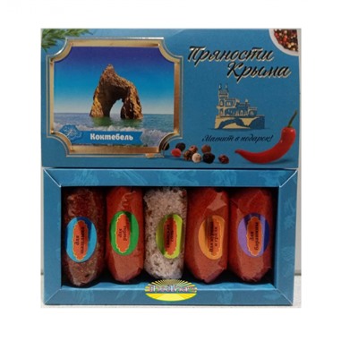 Пряности Крыма с магнитом Виды Крыма (ассортимент)