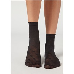 Modische transparente Socken