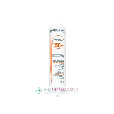 Bioderma Photerpes SPF 50+ Stick Lèvres Solaire 4g