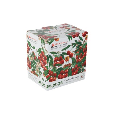 Кружка, 300 мл, фарфор F, белая, Вишня, Orchard Fruits, 54382
