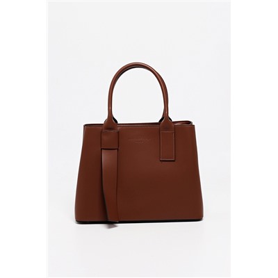 Bolso de piel Fara Marrón