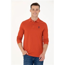Erkek Kiremit Basic Sweatshirt