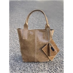 PELLE - Shopper napa taupe