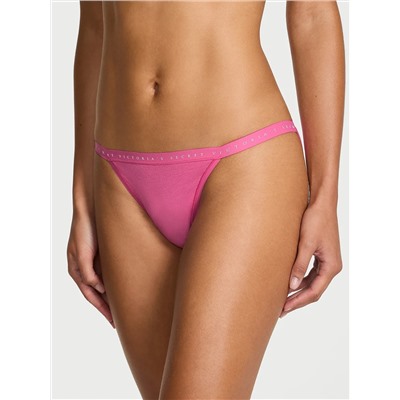 Victoria's Secret Stretch Cotton String Bikini Panty