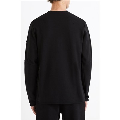 Sudadera slim fit - Negro