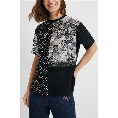 Camiseta topos encaje