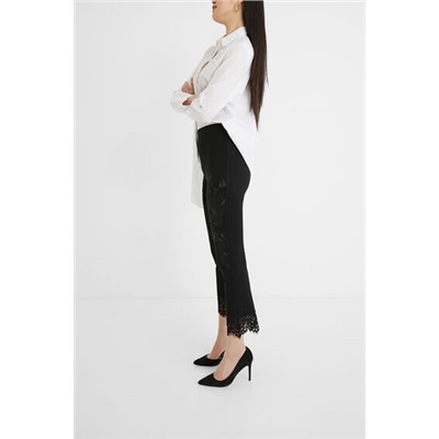 Legging slim encaje