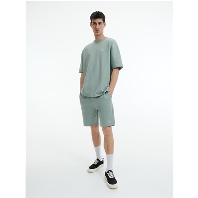 Baumwollshorts Aus Sweatstoff