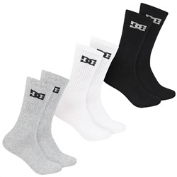 DC Shoes Sport Crew Unisex Socken 3 Paar multi DC-03 CREW