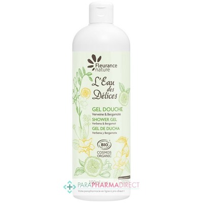 Fleurance Nature Gel Douche - Verveine & Bergamote - BIO 500 ml