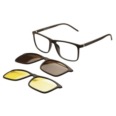 Оправа с солнцезащитной насадкой (Clip-on) StyleMark Polarized C2707B