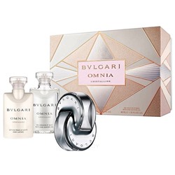 BVLGARI OMNIA CRYSTALLINE edt (w) 40ml + 40ml b/l + 40ml sh/g
