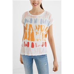 Camiseta manga corta tie-dye