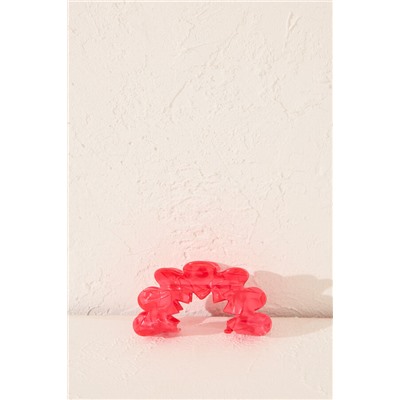 Pinza pelo sandía coral