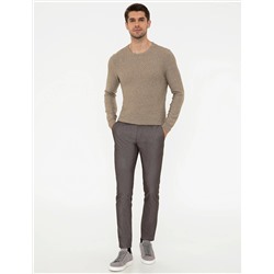 Camel Melanj Slim Fit Kazak