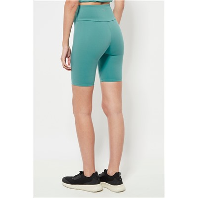Leggings ciclista cintura alta - Turquesa