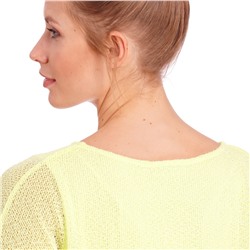 Damen Pullover mit Ballonsaum