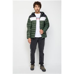 Anorak Caqui y blanco