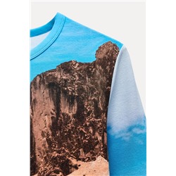 LONG SLEEVE PRINTED T-SHIRT
