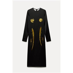 ZW COLLECTION SILHOUETTE PRINT DRESS