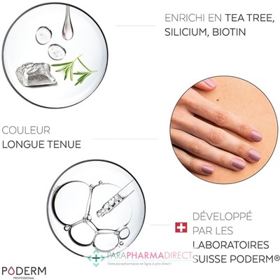 Poderm Vernis Tea Tree Color Care Parme n°306 8ml