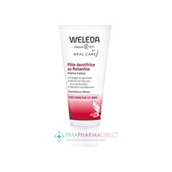 Weleda Pâte Dentifrice au Ratanhia Protège & Renforce les Gencives 75 ml