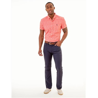 SLIM STRAIGHT 5 POCKET STRETCH PANTS