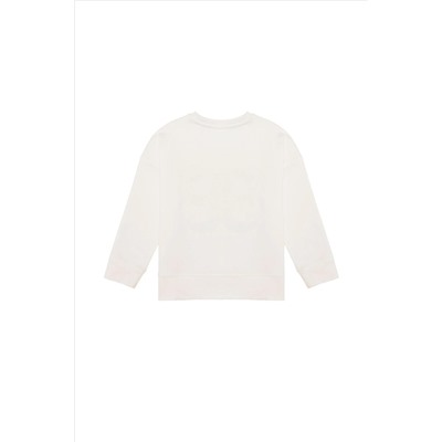 Çocuk Ekru Sweatshirt