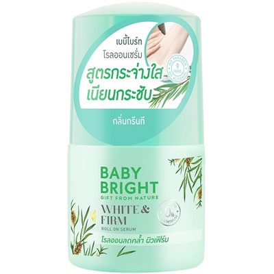 ДЕЗОДОРАНТ РОЛИКОВЫЙ С УКРЕПЛЯЮЩЕЙ СЫВОРОТКОЙ «ЗЕЛЕНЫЙ ЧАЙ» BABY BRIGHT