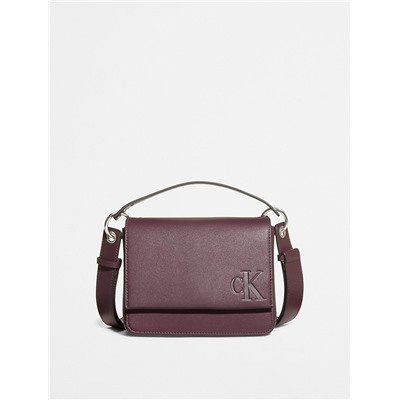 Sculpted Monogram Top Handle Shoulder Bag