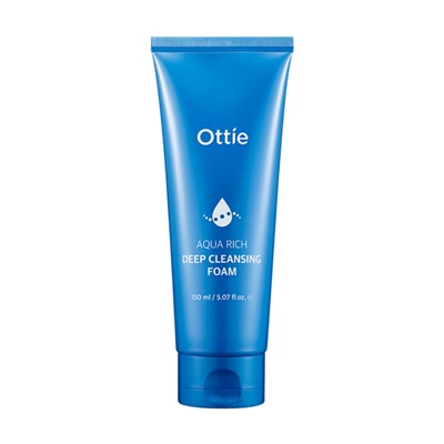 Aqua Rich Deep Cleansing Foam, Увлажняющая пенка для упругости кожи (новинка)