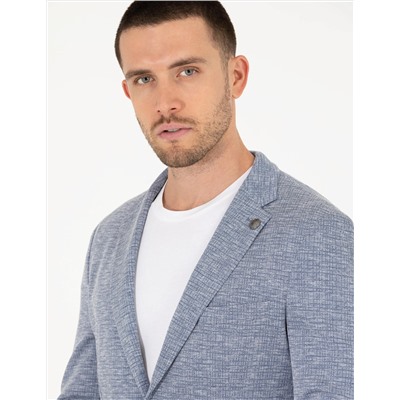 Açık Lacivert Ekstra Slim Fit Ceket