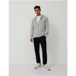 Chaqueta de Punto con Capucha, Gris