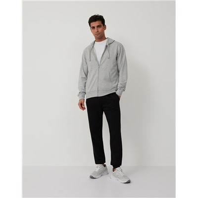Chaqueta de Punto con Capucha, Gris