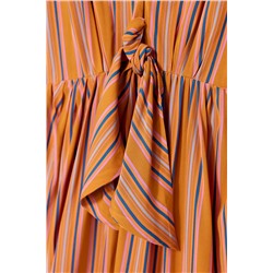 LIMITED EDITION STRIPED MIDI DRESS