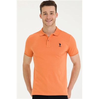 Erkek Kiremit Basic Polo Yaka Tişört